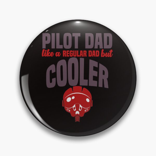 Artikelvorschau, Pilot Dad wie ein normaler Dad, aber cooler - lustiger Pilotenhelm und Text entworfen und verkauft von leo121687.