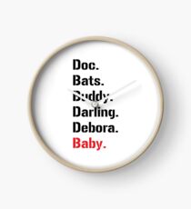 Baby Driver Heist Crew Clock