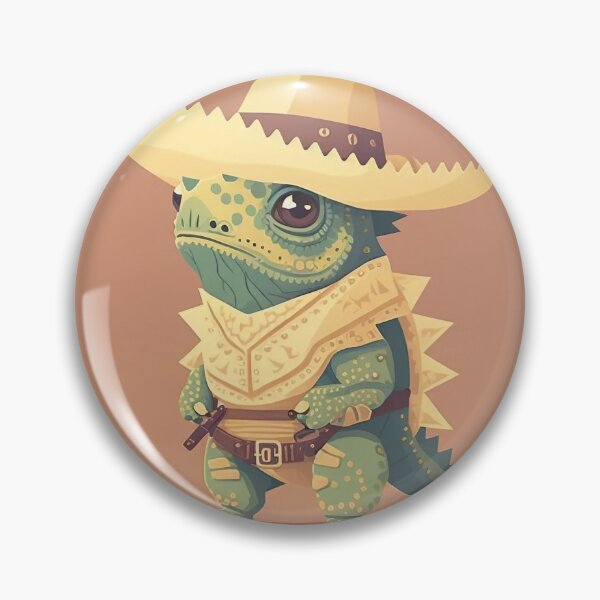 Item preview, Cute Texas Horned Lizard Cowboy designed and sold by pastelcountrytx.