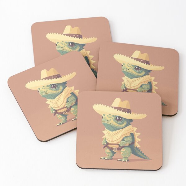 Item preview, Cute Texas Horned Lizard Cowboy designed and sold by pastelcountrytx.