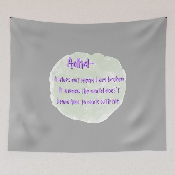 Item preview, Adhd doesn’t mean broken designed and sold by system51.