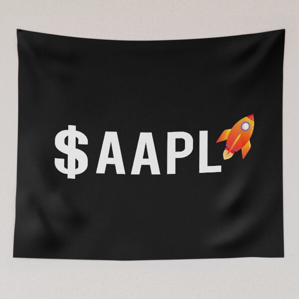 Item preview, AAPL stock - Rocket And $ Dollar Sign designed and sold by Grimwear Co..