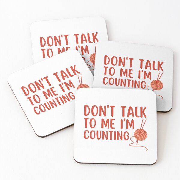 Item preview, No me hables, estoy contando - Frases divertidas sobre tejido designed and sold by chetan786.