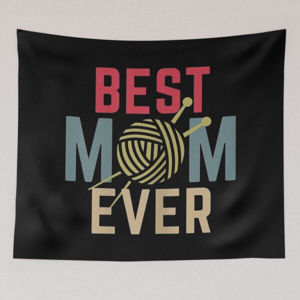 Item preview, best knitting mom ever designed and sold by hattieconner.
