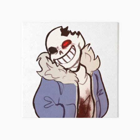 Horror sans  Art Board Print for Sale by ElinaSanglert