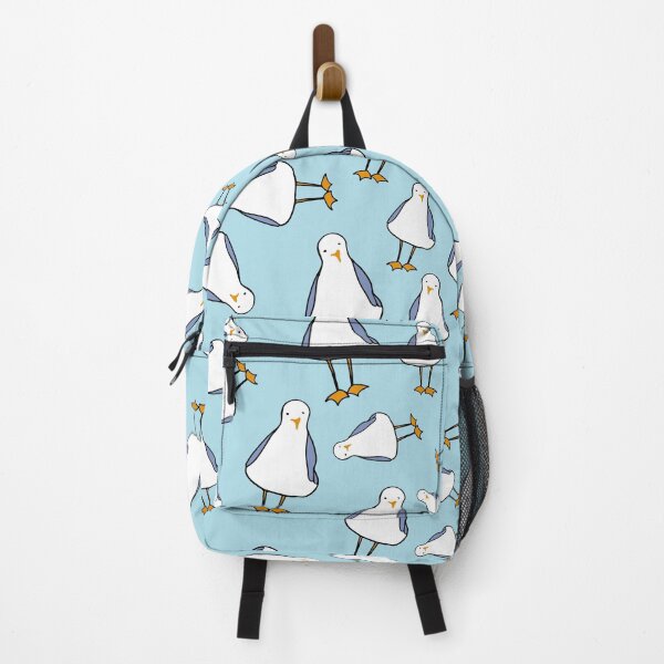 Item preview, Everybirdy Colorful Birds Pattern Hand Drawn Cute Standing Seagull designed and sold by Ching Teoh.