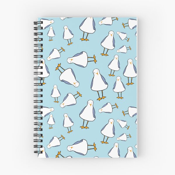 Item preview, Everybirdy Colorful Birds Pattern Hand Drawn Cute Standing Seagull designed and sold by Ching Teoh.