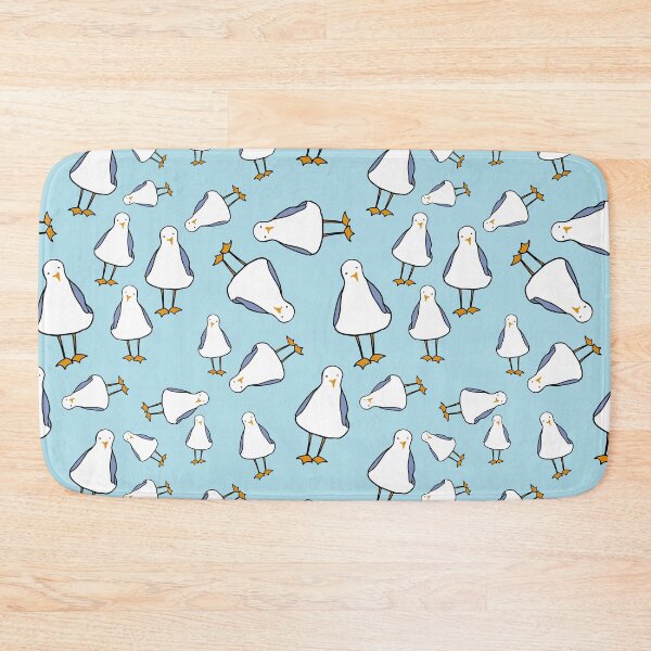 Item preview, Everybirdy Colorful Birds Pattern Hand Drawn Cute Standing Seagull designed and sold by Ching Teoh.