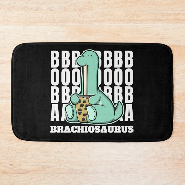 Item preview, Cute little baby brachiosaurus drinking boba milk tea designed and sold by The magic  Yellow bus.