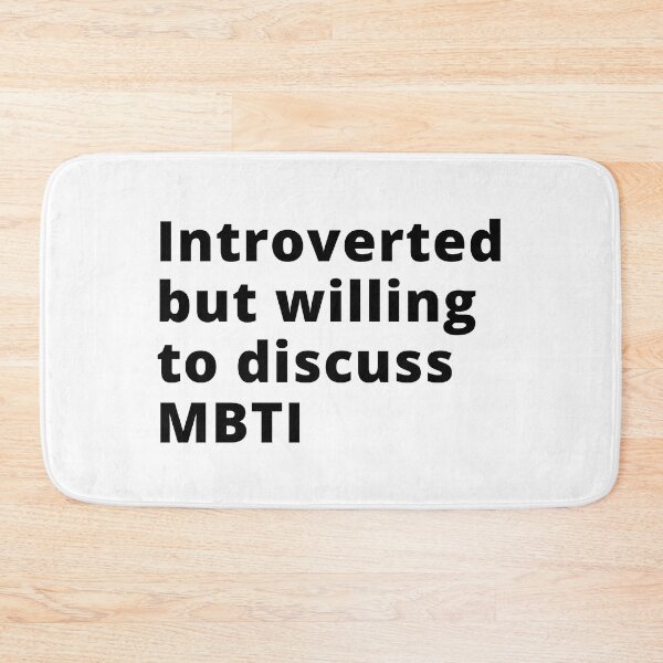 Artikelvorschau, Introvertiert, aber bereit, über MBTI zu sprechen. | lustige introvertierte zitate. | zuordenbare introvertierte Probleme. entworfen und verkauft von Confusion-Human.