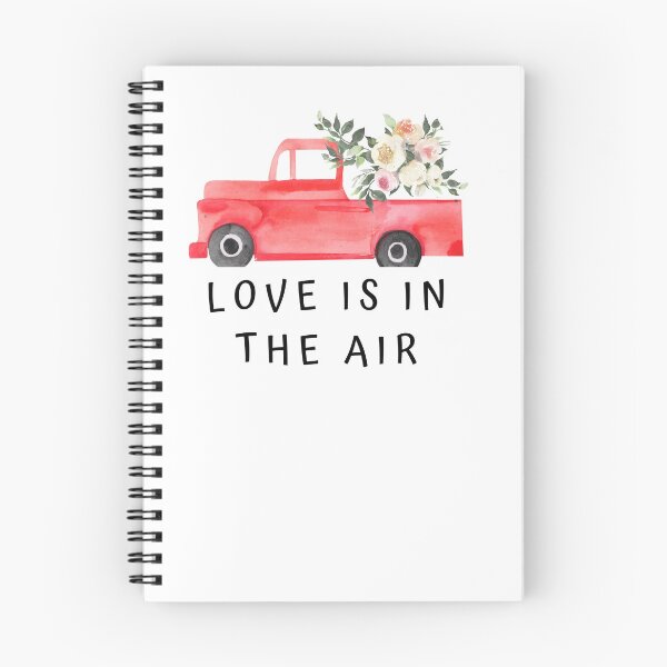 Item preview, Love is in the air with little red truck designed and sold by mrobpeach2.