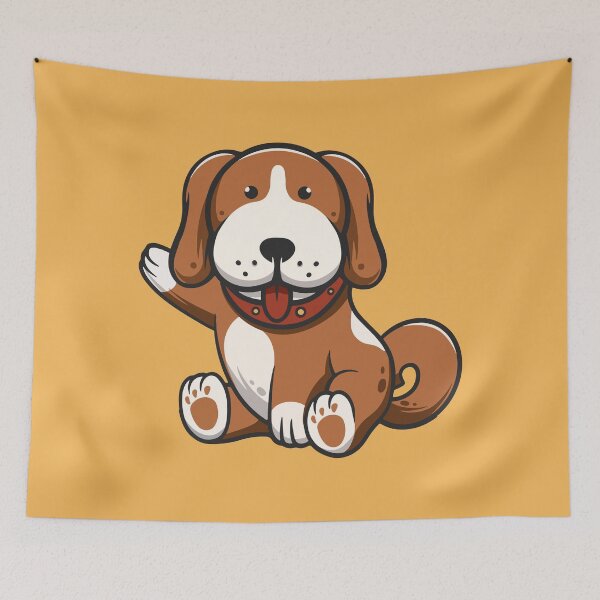 Item preview, Cute Smiling Dog designed and sold by cubbone.
