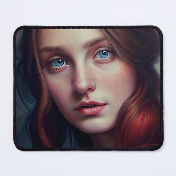 Item preview, Portrait of a pretty plasticine girl designed and sold by Dicoart.