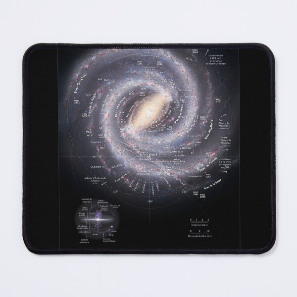 Item preview, **FRENCH** Milky Way Map (en français) Carte de la Voie Lactée designed and sold by Pablo Carlos Budassi.