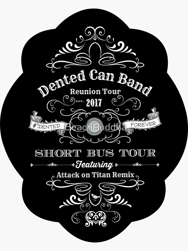 Thumbnail 3 of 3, Sticker, Dented Can Merch designed and sold by BeachBuddha.
