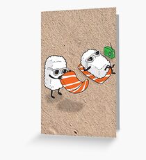 Sushi-sun Greeting Card