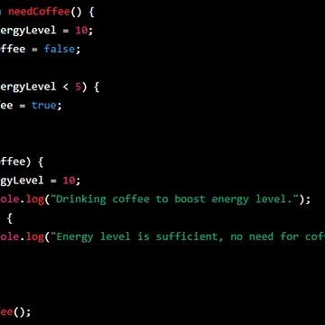 Artwork thumbnail, Funny JavaScript Sudo Code by Ryan Dooley