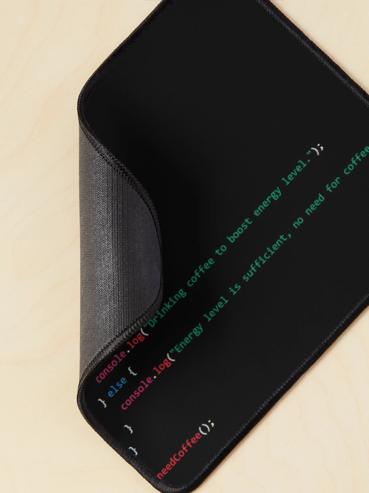 Thumbnail 2 of 5, Mouse Pad, Funny JavaScript Sudo Code designed and sold by Ryan Dooley.
