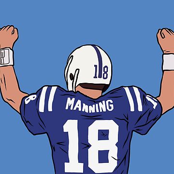 Peyton Manning Indianapolis Colts Pixel Art 2 T-Shirt by Joe