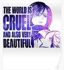 Mikasa attack on titan Poster