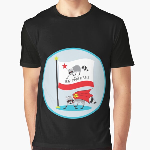 Vista previa del artículo con la obra «Mapache - Trash Panda Republic - Superhéroe», diseñado y vendido por racoon3.