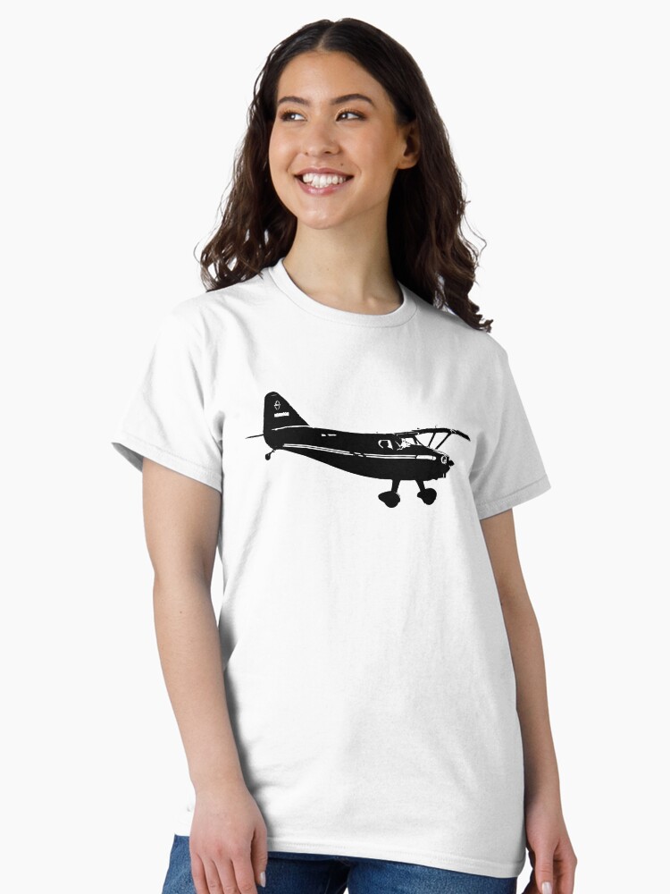 Thumbnail 2 of 7, Classic T-Shirt, Stinson Station Wagon aircraft designed and sold by cranha.