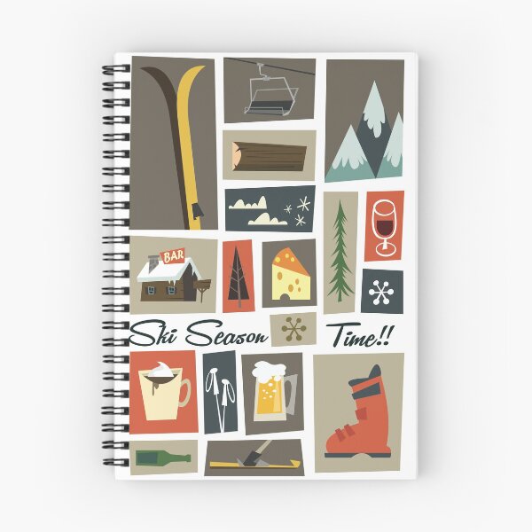 Item preview, Ski Season Time poster illustration designed and sold by Gary Godel.
