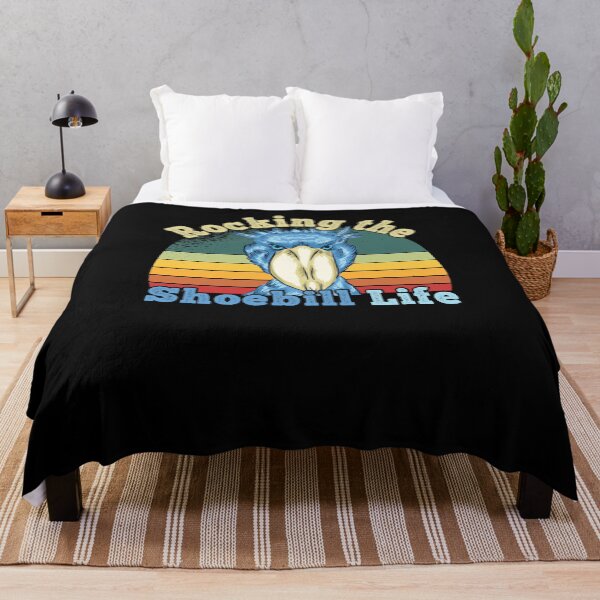 Item preview, Shoebill Retro Sunset African Bird Design designed and sold by ZzCorezZ.