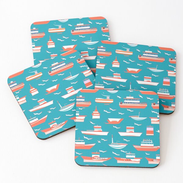 Item preview, Ferry Boat Pattern designed and sold by Aryabek.