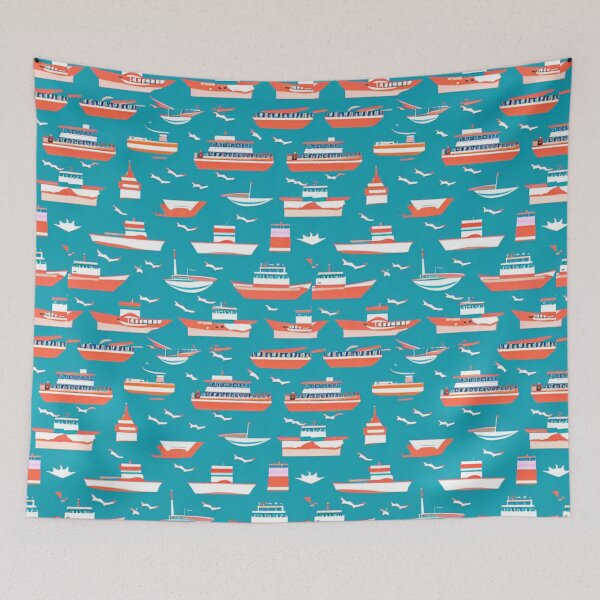 Item preview, Ferry Boat Pattern designed and sold by Aryabek.
