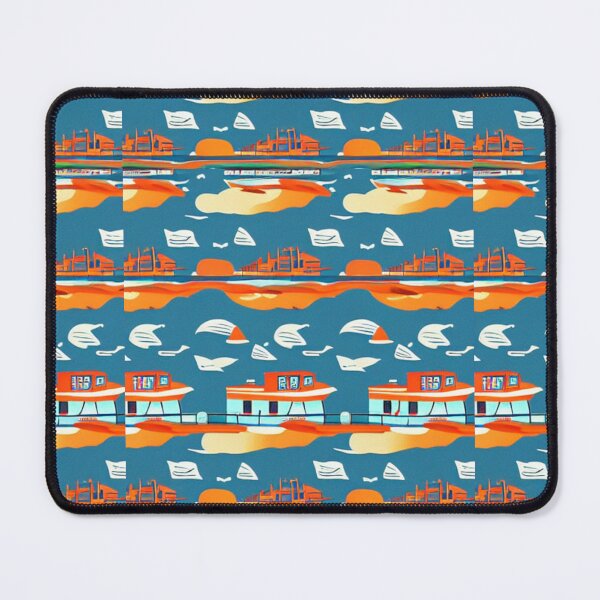 Item preview, Ferry Boat Scrub Pattern designed and sold by Aryabek.