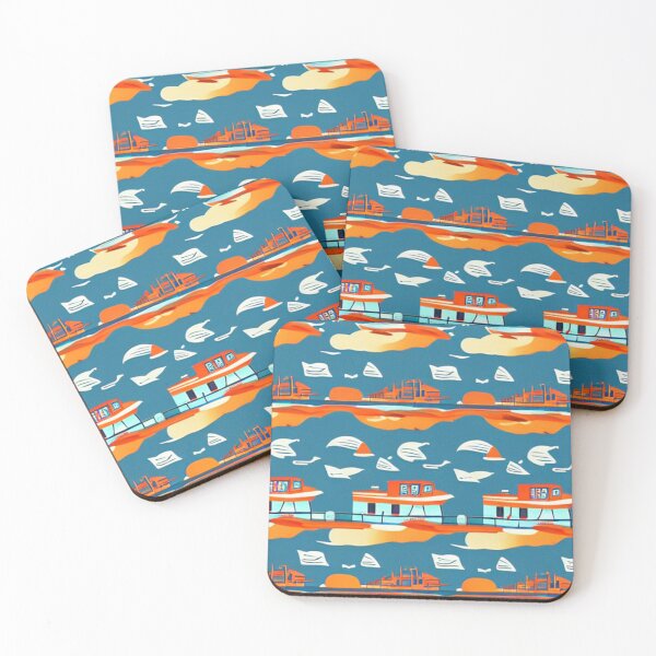 Item preview, Ferry Boat Scrub Pattern designed and sold by Aryabek.