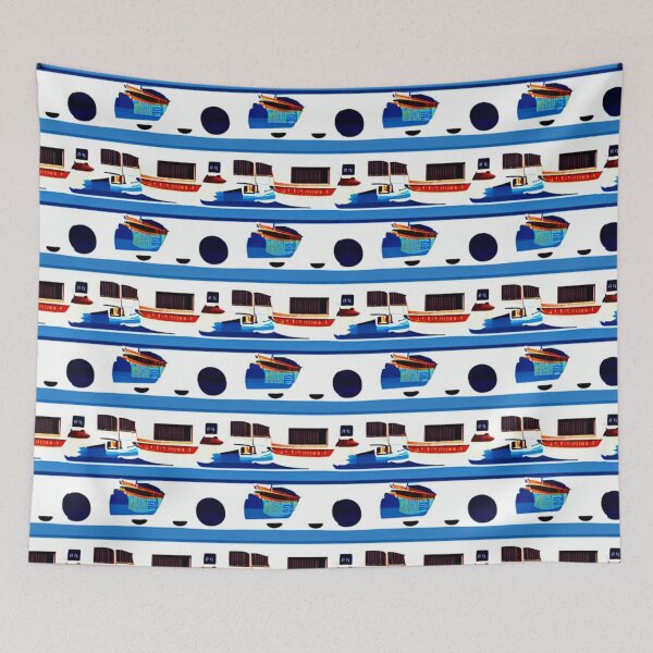 Item preview, Ferry Boat Pattern designed and sold by Aryabek.