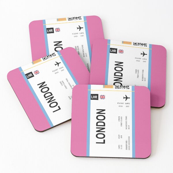 Item preview, LONDON PLANE TICKET BOARDING PASS designed and sold by abbymoriartyy.
