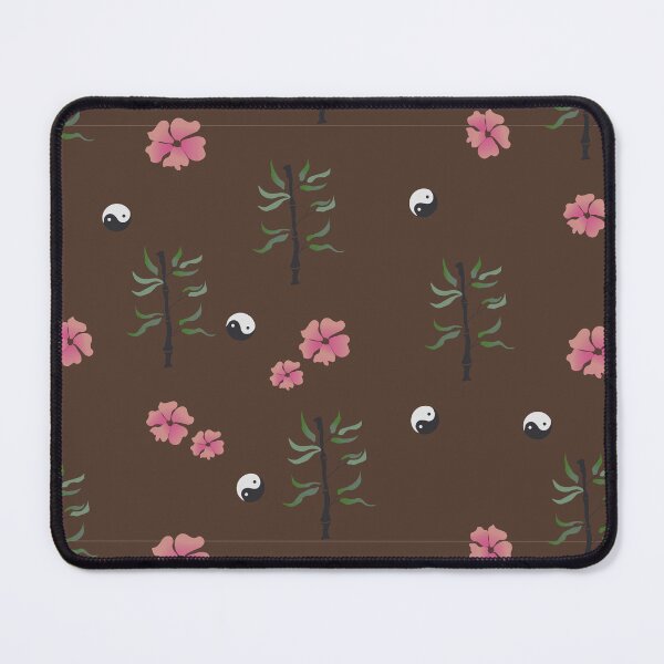 Item preview, Floral Pink Yin Yang Mindfulness designed and sold by ChantalDesign.