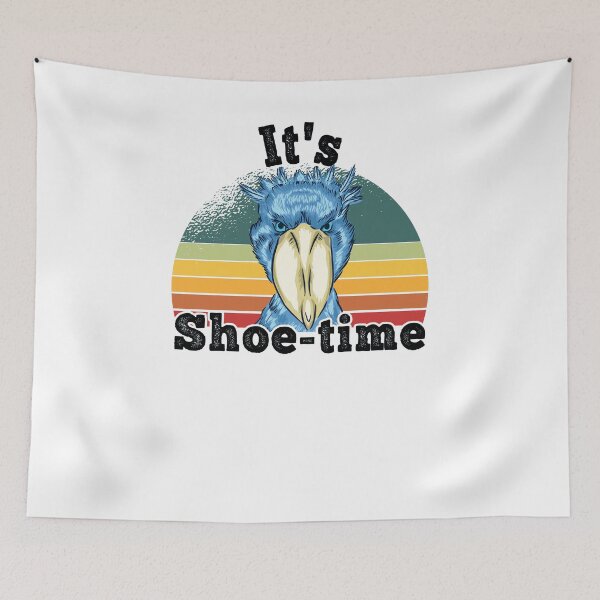 Item preview, Shoebill Retro Sunset African Bird Design designed and sold by ZzCorezZ.