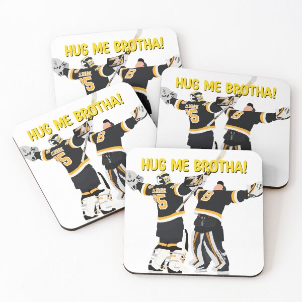 Item preview, Hug Me Brotha! Jeremy Swayman and Linus Ullmark Hug designed and sold by Isabellalivoli.