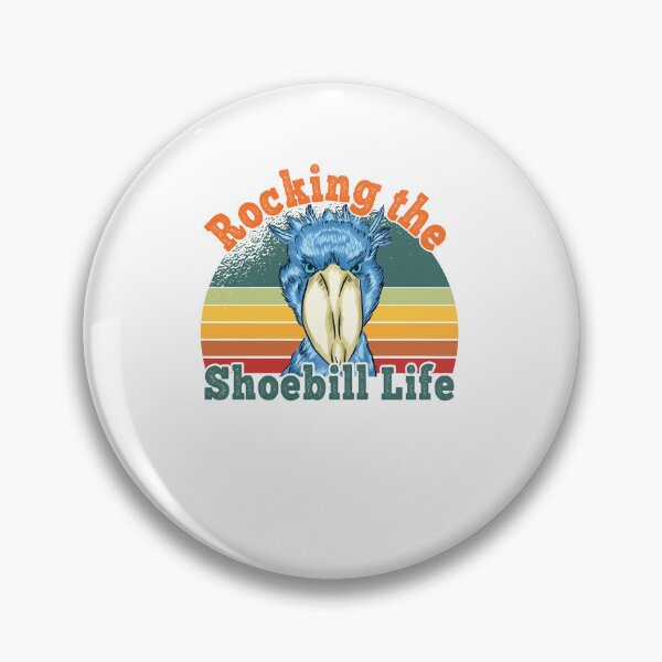 Item preview, Shoebill Retro Sunset African Bird Design designed and sold by ZzCorezZ.
