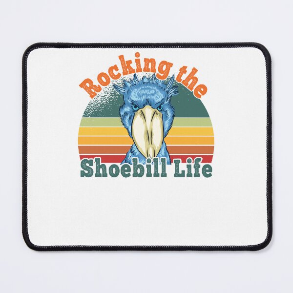 Item preview, Shoebill Retro Sunset African Bird Design designed and sold by ZzCorezZ.