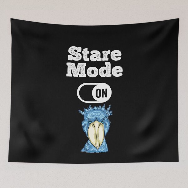 Item preview, Shoebill Stare Mode On African Bird Design designed and sold by ZzCorezZ.
