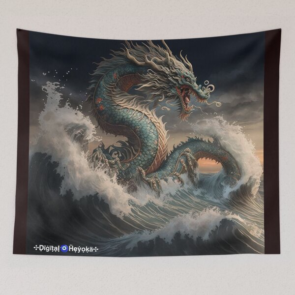 Item preview, Water Dragon #4 designed and sold by toolsoftotality.
