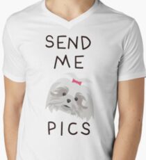 Send Dog Pics Men's V-Neck T-Shirt