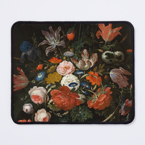 Item preview, Flowers in a Glass Vase by Abraham Mignon, 1670 designed and sold by linggalibrary.