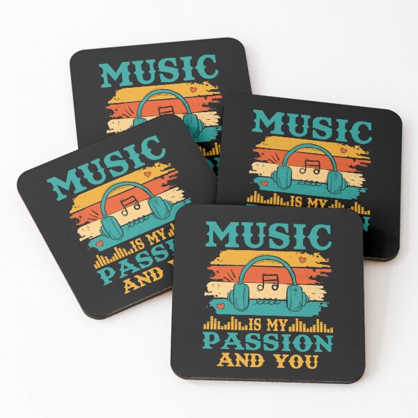 Item preview, Music Is My Passion And You Music Lover Musician Melody designed and sold by GrumpyDadCo.
