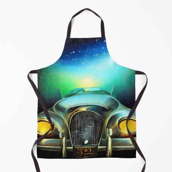 Artikelvorschau, Retro-Auto im Weltraum entworfen und verkauft von BigBrainArtwork.