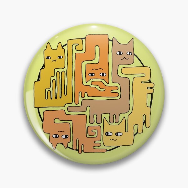 Item preview, Quirky Cat Puzzle Glyph designed and sold by ertysaurus.