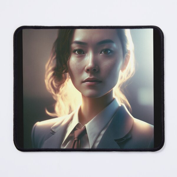 Item preview, Asian woman, business woman in suit designed and sold by Paradigme.