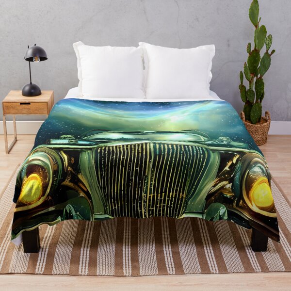 Item preview, Classic car in space designed and sold by BigBrainArtwork.