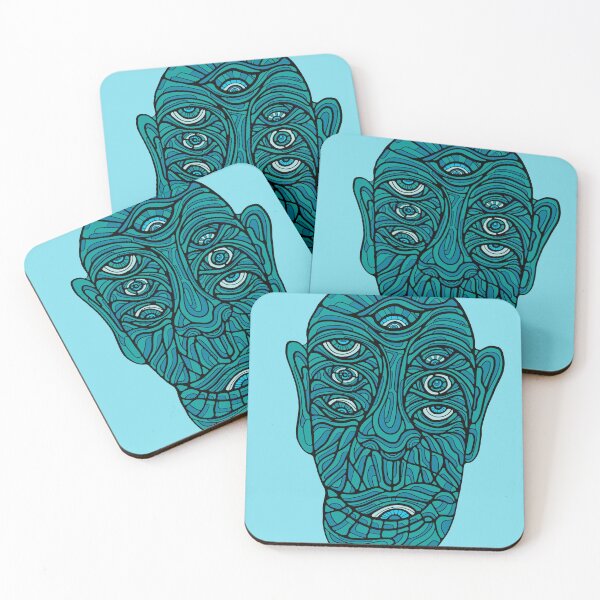 Item preview, Multiple eyed face designed and sold by DaveDanchuk.