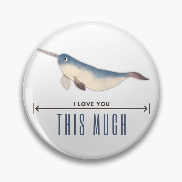 Item preview, I Love You Narwhal designed and sold by Mettlework.